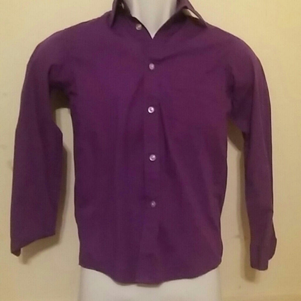 a purple dress up shirt